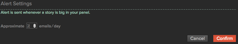 NewsWhip Spike Threshold Alerts Set-Up