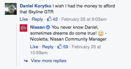Nissan community manager