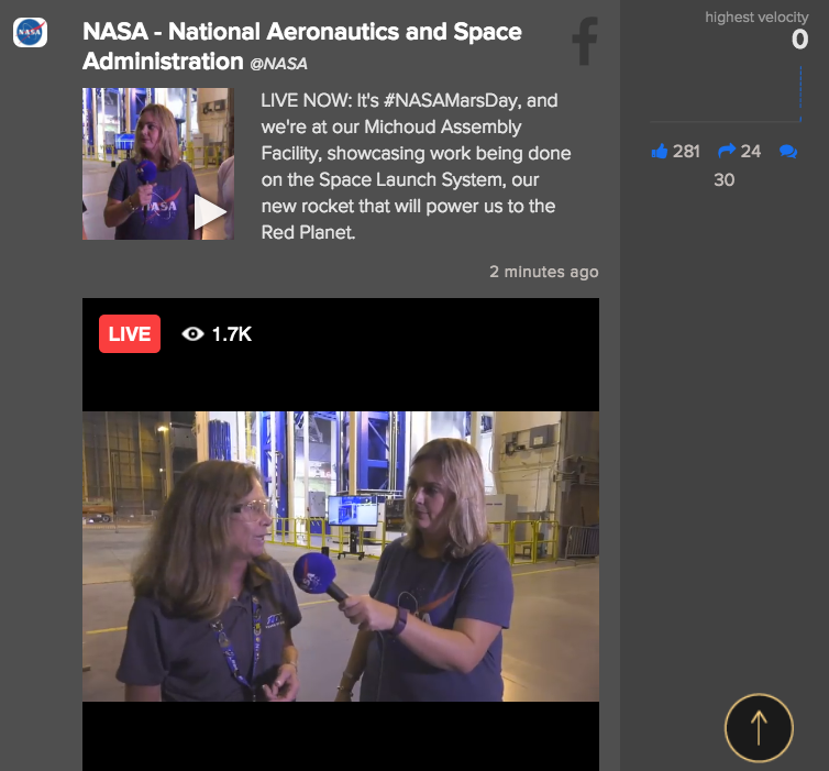 Facebook Live Videos in Spike