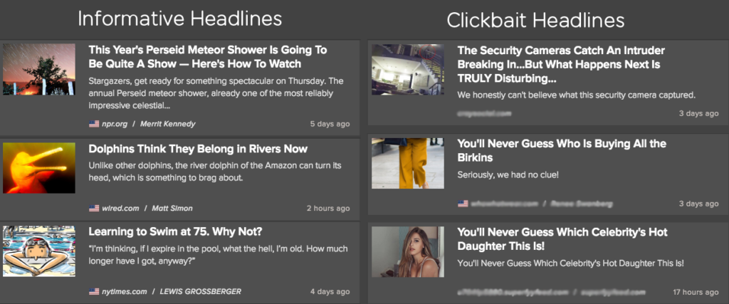 good vs bad headlines