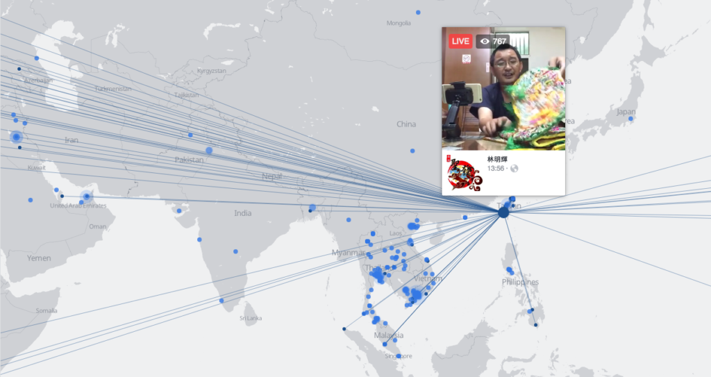 Live Map Facebook Video Taiwan