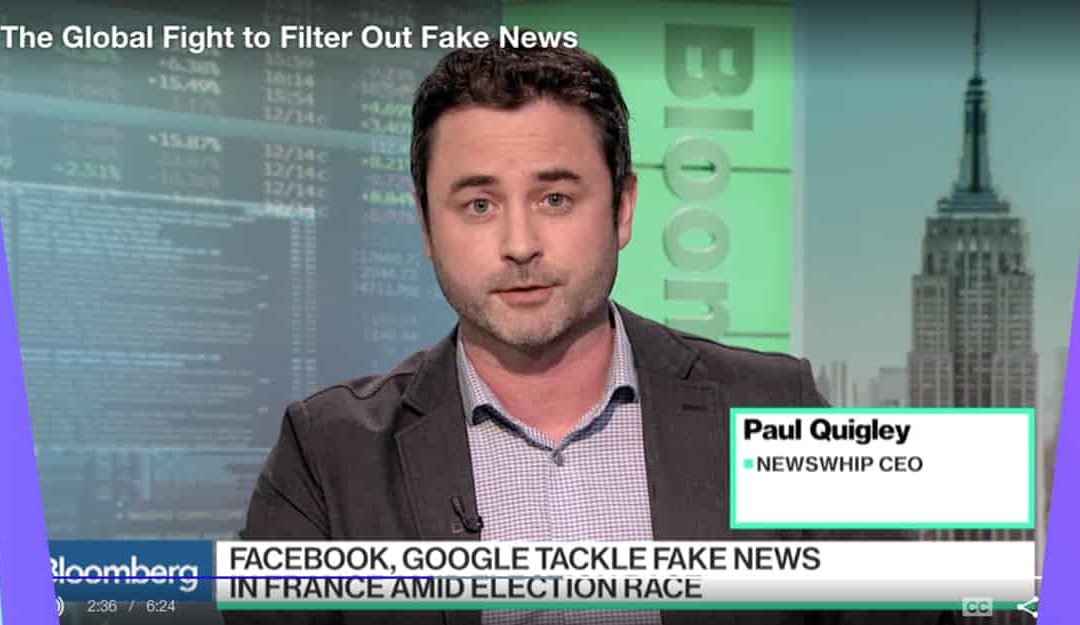 Did fake news impact the French election? Our CEO hashes it out on BloombergTV