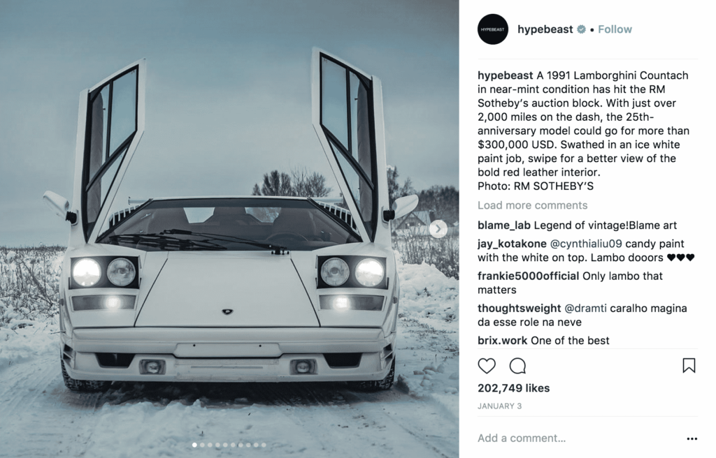 hypebeast instagram january 2018