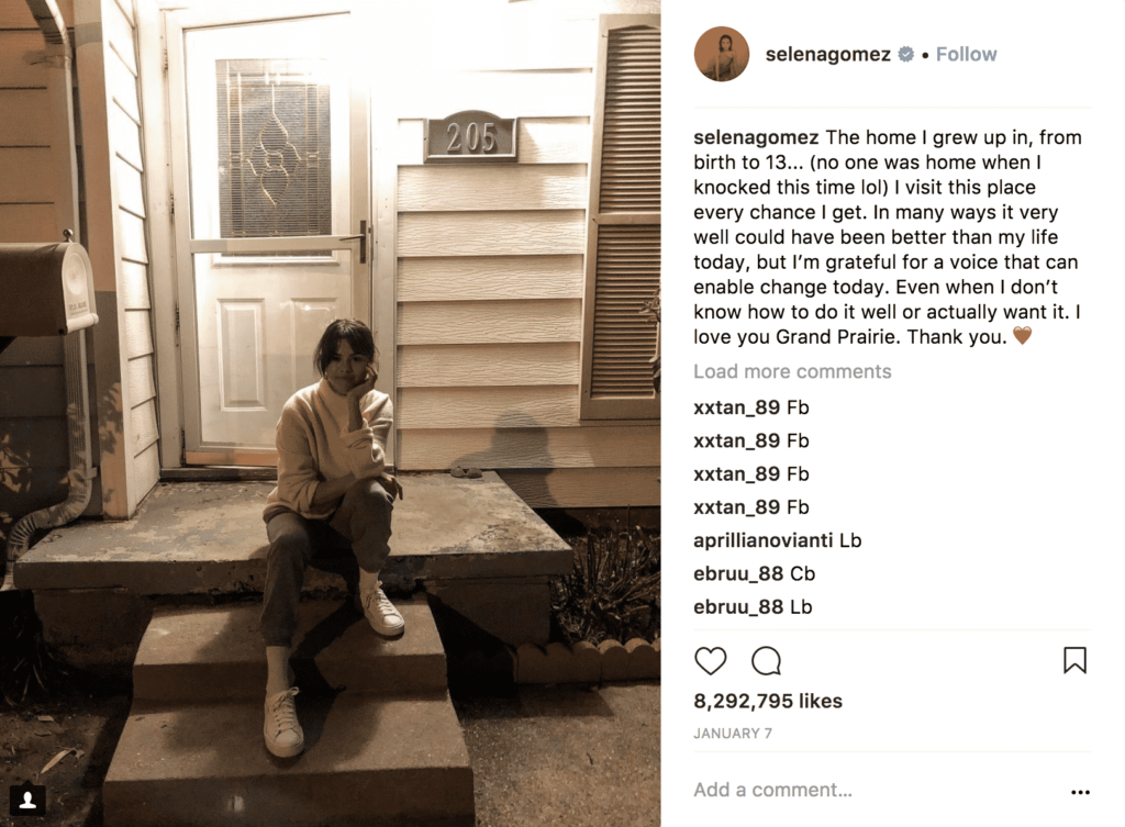 Selena Instagram Social Media Monitoring