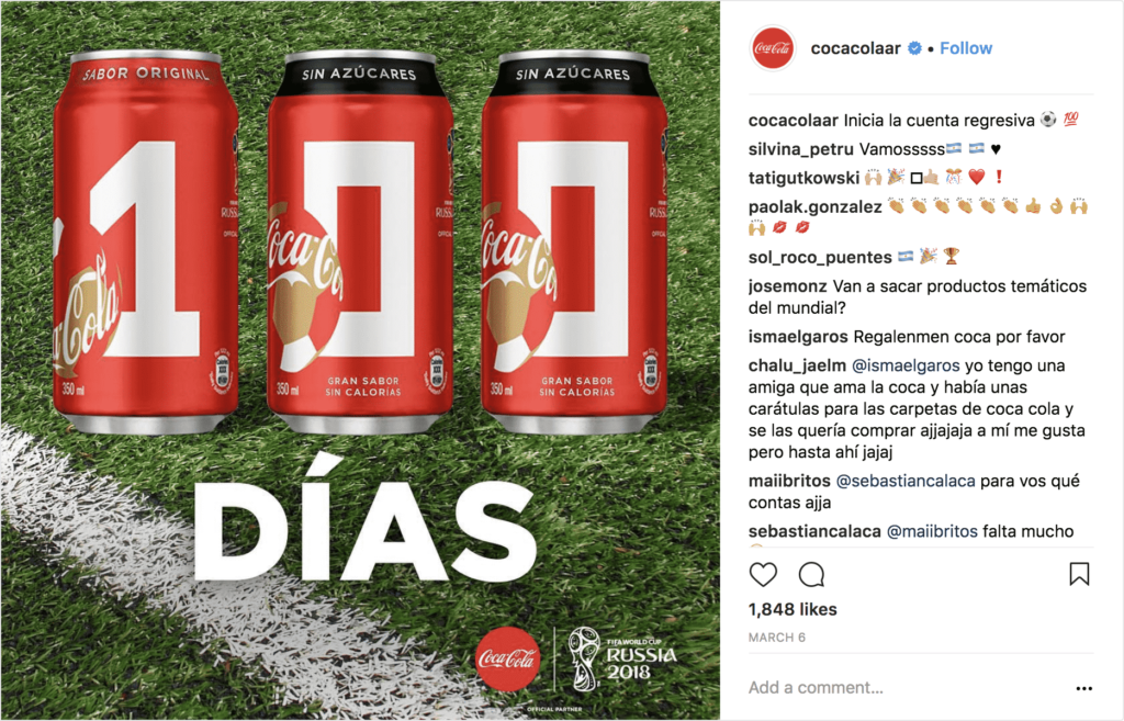 Coca-Cola Argentina Instagram