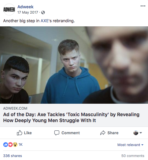 axe toxic masculinity