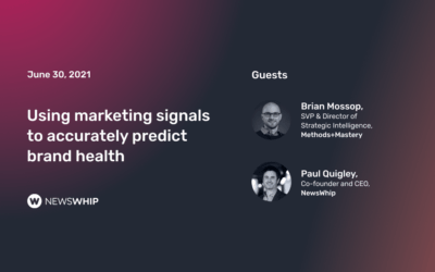 #21: Using marketing signals to accurately predict brand health