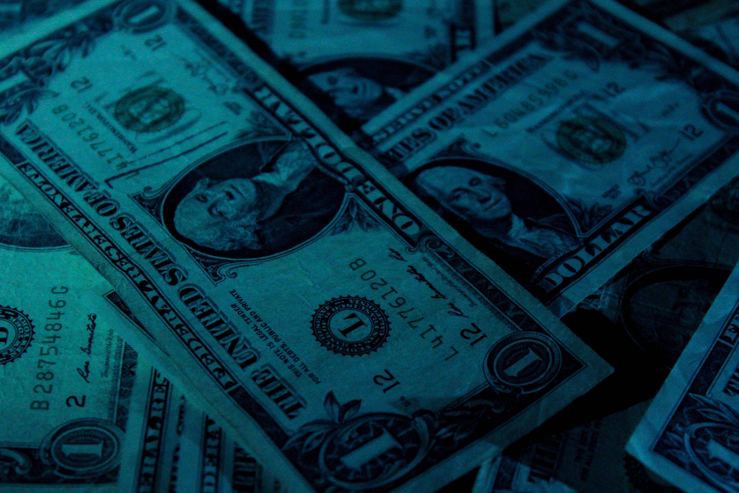 Photograph of US dollars