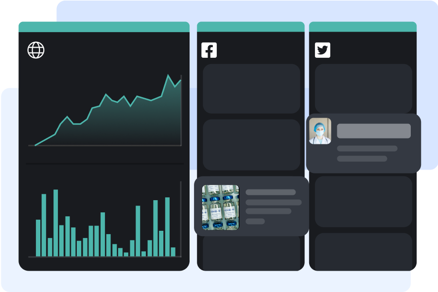 Research dashboard illustration