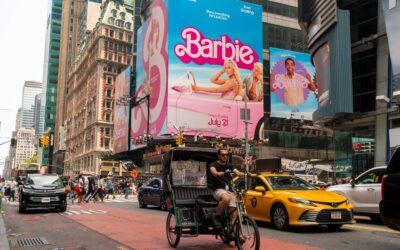 Barbie dominates August brand coverage