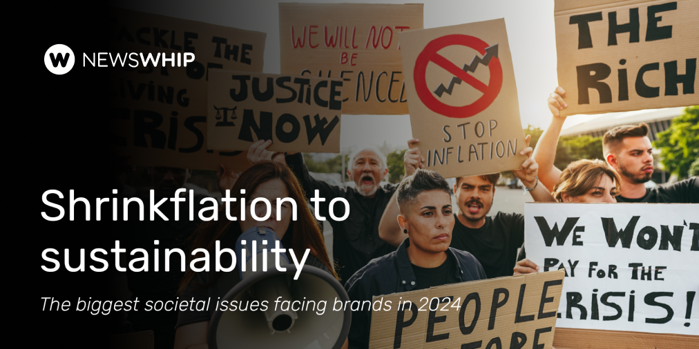 Shrinkflation to sustainability: The biggest societal issues facing brands in 2024